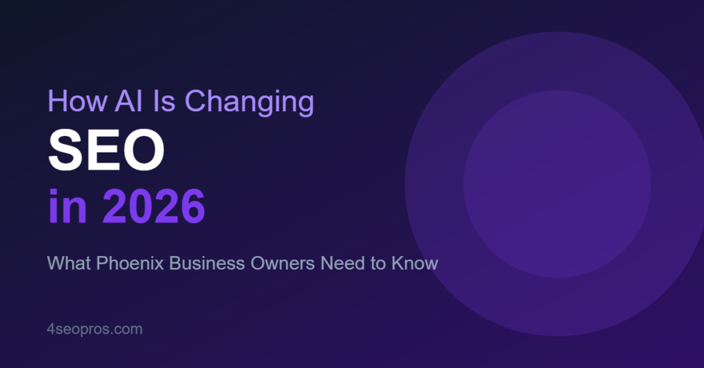 How AI Is Changing SEO in 2026